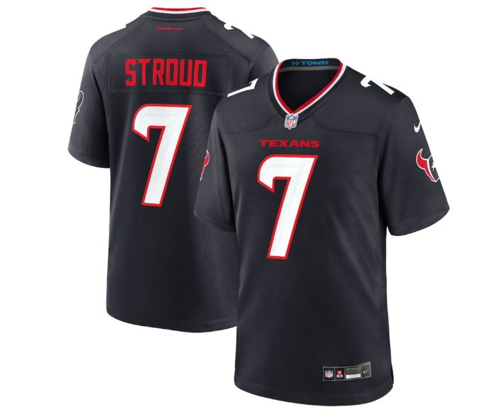 C.J. Stroud, Houston Texans - Navy - Cliquez sur l'image pour la fermer